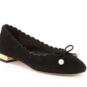kate spade murray flats in black 5.5